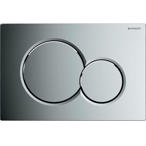 Plaque de déclenchement SIGMA 01 chromé brillant pour bati-support Duofix UP320 / UP720 GEBERIT 115.770.21.5
