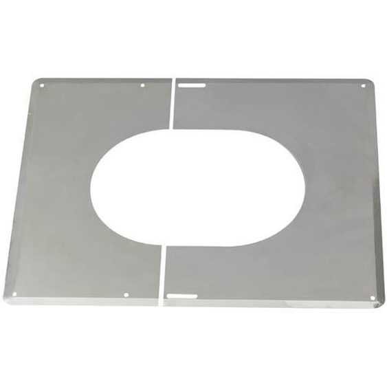 Plaque de finition 0° à 30° inox 200