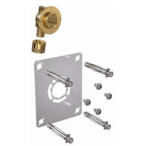 Plaque de fixation robinet ROBIFIX monotrou à glissement F1/2 PER 12 WATTS 0088305