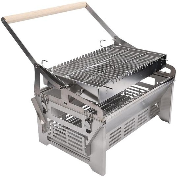 Plaque de grill rotative en acier inoxydable pour lextérieur