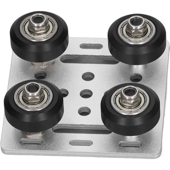 Plaque de portique en V pour 2020 Type V Roues profilées en aluminium Imprimantes 3D CNC Standard Argent
