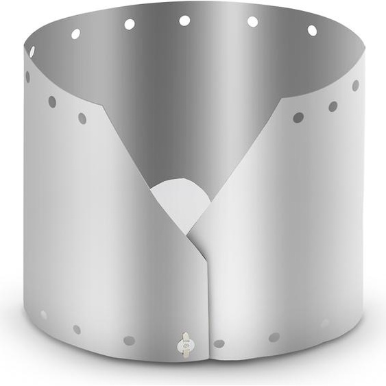 Plaque de protection contre le vent en titane, 15 cm, ultra-légère, ultra-rapide, pour les campeurs, contre le vent, orange