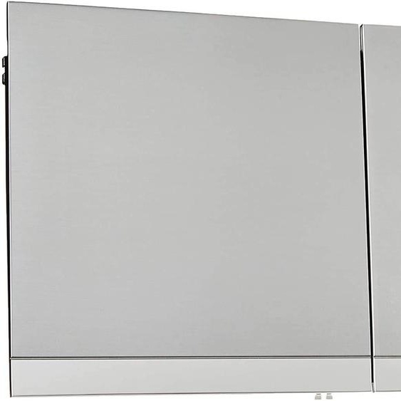 Plaque de recouvrement SIGMA 60, mécanisme de chasse deau double, finition chrome brossé, zinc