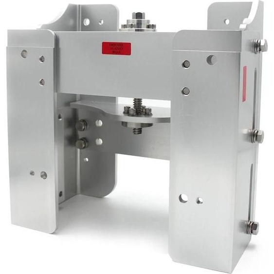 Plaque Jack, recul de 8 pouces, réglable en hauteur, anodisation claire