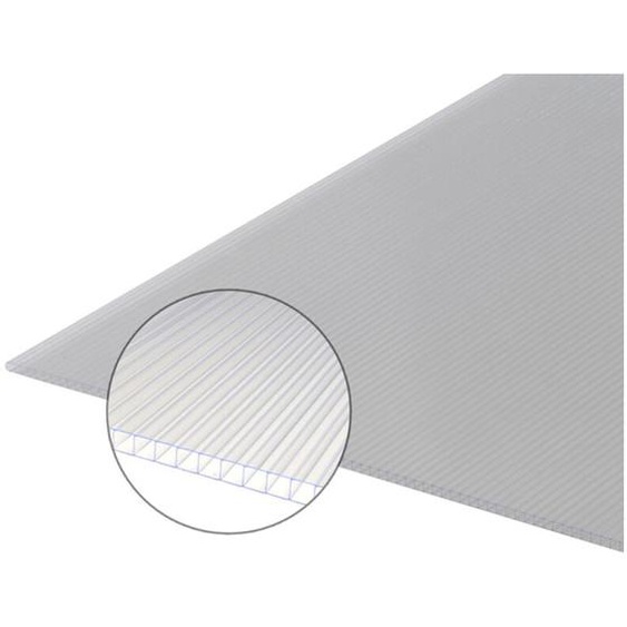 Mccover - Plaque polycarbonate alvéolaire 10mm - Largeur 98 cm - Longueur 3 m - Translucide
