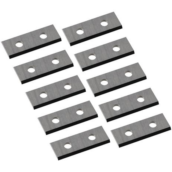 Plaquette 9 - 45° Microfinish 25x12x1,5mm a=14mm 10 pces