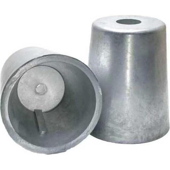 Plastimo Anode de racine de zinc 40 Mm argent argent One Size