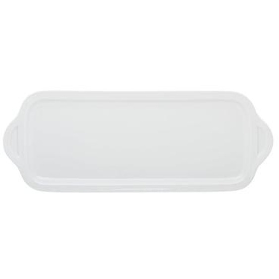 Plat à Cake 35 X 15 Cm - Collection L Blanc