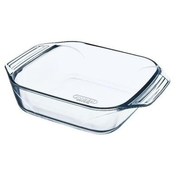 Plat à four carré avec poignées 2,4L