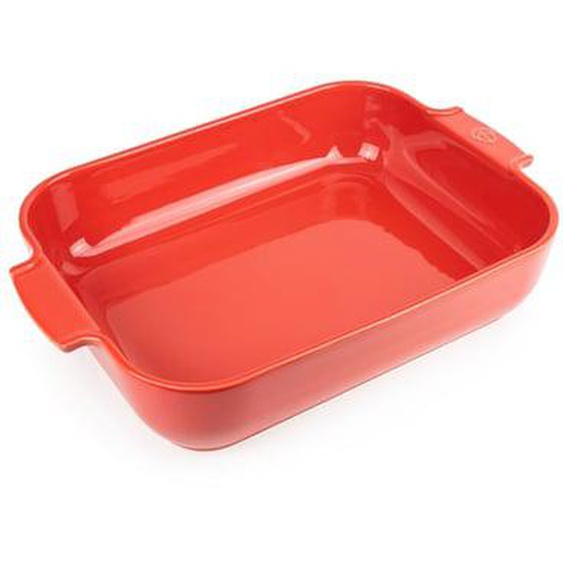 Plat à four rectangulaire Appolia céramique rouge 40 cm