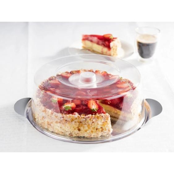 Plat à gâteau avec cloche, diamètre: 300 mm x (H)110 mm