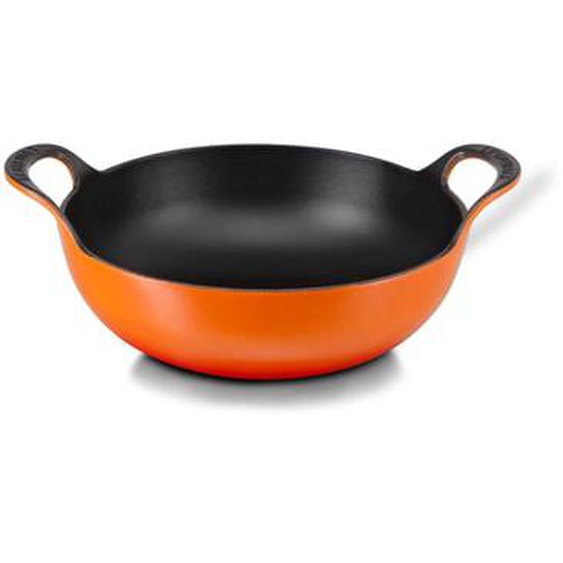 Plat Balti Dish fonte orange volcanique Ø24 cm