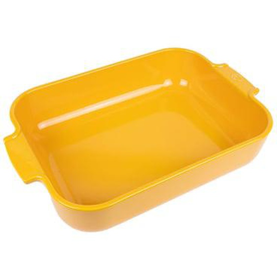 Plat four 36 cm Appolia rectangulaire jaune safran