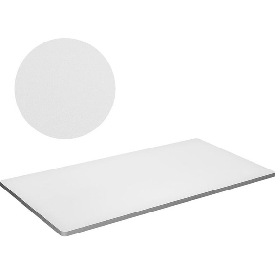 Plateau 25mm panneau de particules 1397x711mm - Plateau bois P2-matériau - mélaminé - coin arrondi - plateau bureau - idéal pour établi, établi de réparation, table de bureau, table de repas