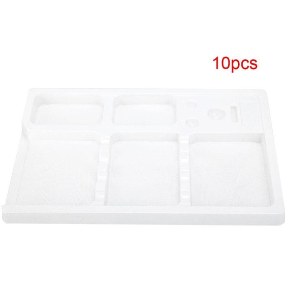 Plateau à outils pour tatouage en PVC lavable à usage unique, support, organiseur, plateau de rangement pour pigments, 10 pièces