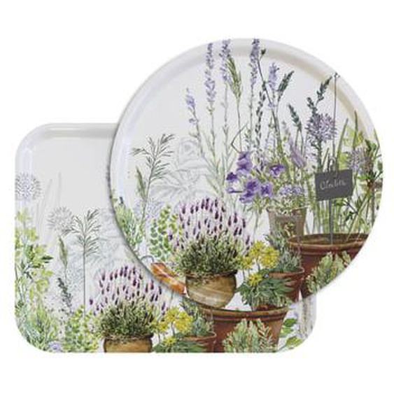 Plateau bois Jardin aromatique provence