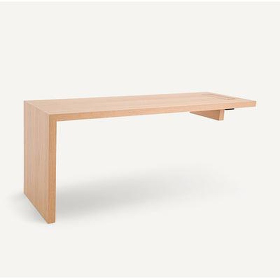 Plateau de bureau avec pied, en chêne L175, Mikube
