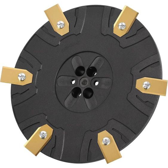 Plateau de lame réglable pour tondeuse robot pour 6 lames, plateau tournant pour tondeuse robot compatible avec gardena sileno Minimo, flymo Easilife