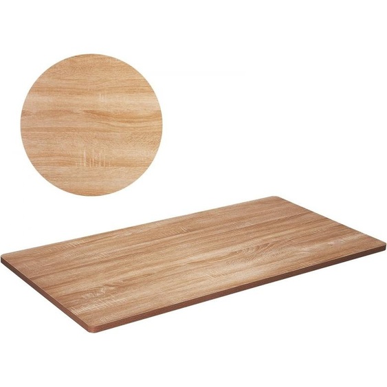 Plateau de table 25mm panneau de particules 1800x800mm plateau de bois - matériau P2 - mélaminé - panneau de particules - capacité de charge 100kg - plateau de bureau - idéal pour établi - établi de réparation - table de bureau