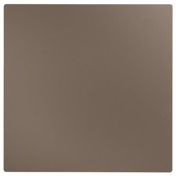 Plateau de table 70 x 70 cm stratifié taupe