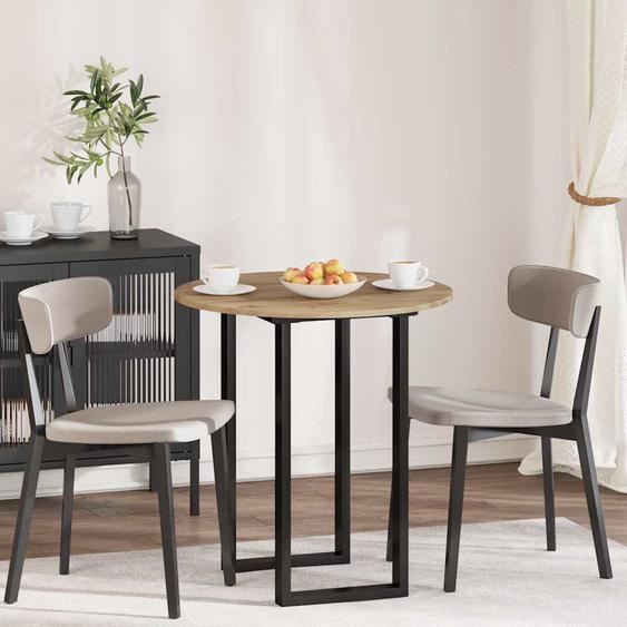 Plateau de table chêne artisanal 70 x 70 x 1,5 cm