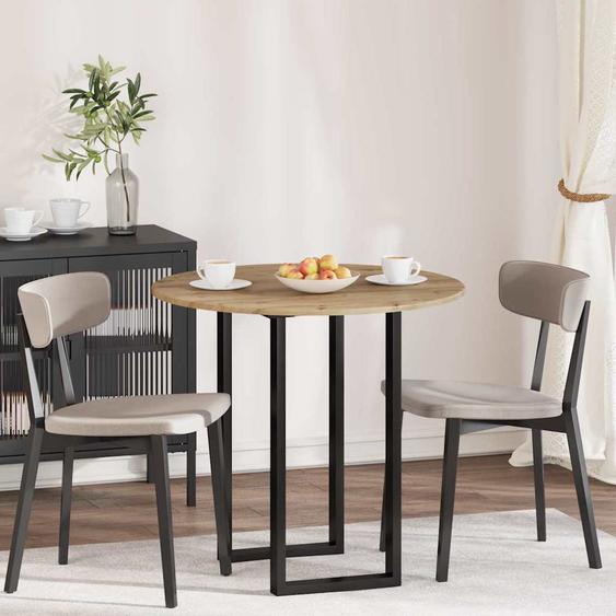 Plateau de table chêne artisanal 80 x 80 x 1,5 cm