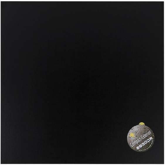 Plateau de table PLANO carré 60x60cm noir en résine compressée