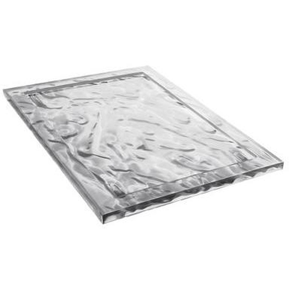 Plateau Dune Large plastique transparent / 55 x 38 cm - Kartell