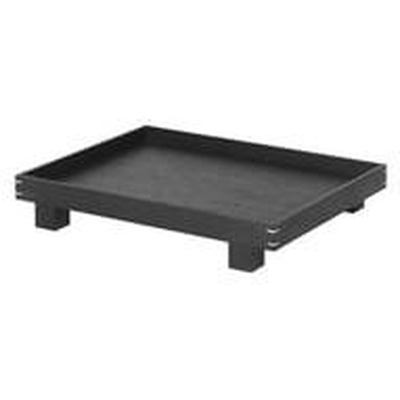 Plateau en bois Bon  - S - teinté noir