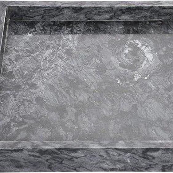 Plateau en marbre noir 60 x 60 cm pour bijoux et décoration