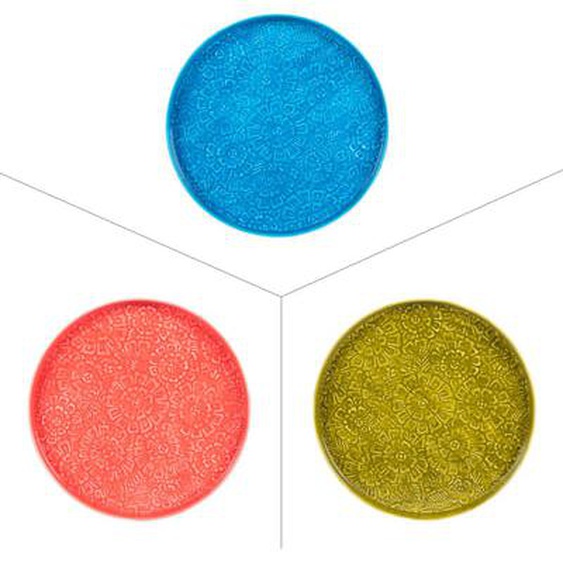 Plateau rond 42  Pop Flower ( modèle aléatoire)