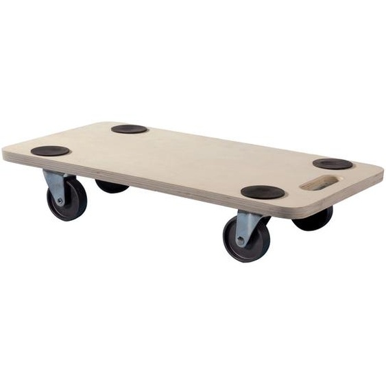 Plateau rouleur 1er prix 350 x 600 mm - charge 200 kg