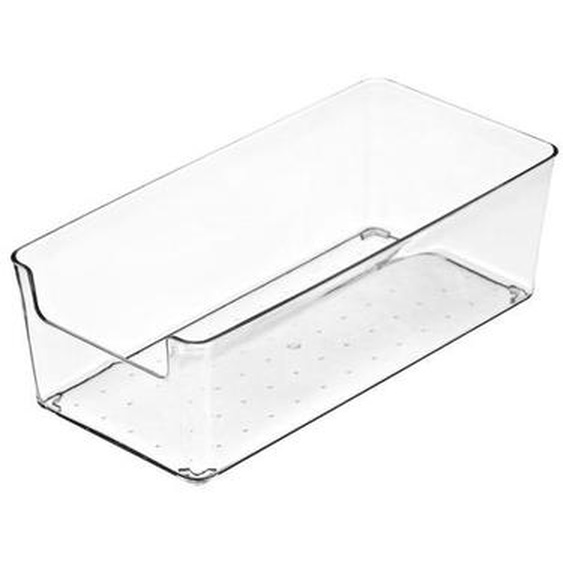 Plateaux de rangement pour tiroirs Boîte de rangement en plastique transparent durable pour tiroirs de cuisine