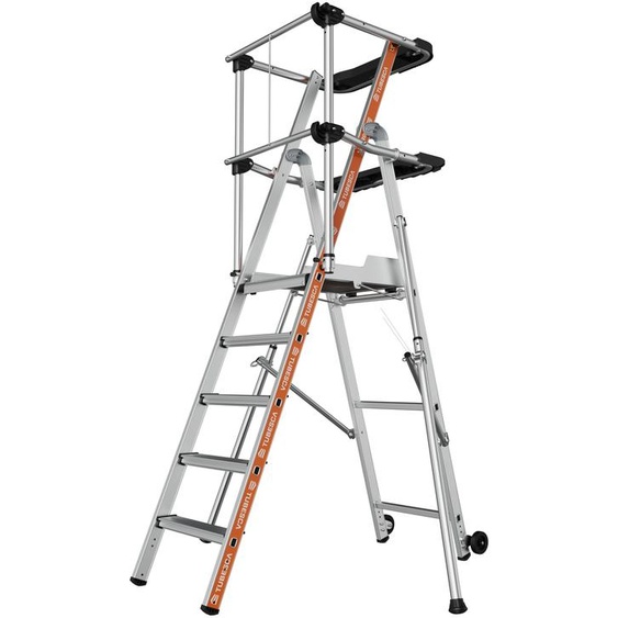 Plates-formes RAPTOR 4 marches garde-corps lisses - TUBESCA-COMABI - 02274154