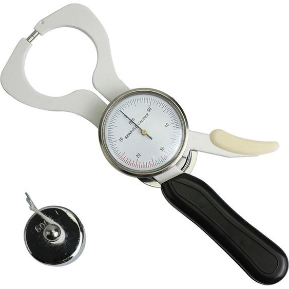 Plicomètre en acier inoxydable – Appareil de mesure précise de la graisse corporelle pour les salons de beauté et les centres dexamen