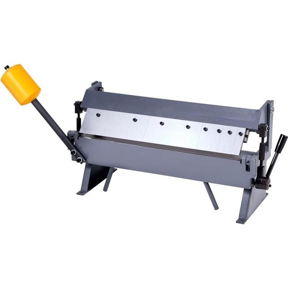 Plieuse 610 mm Banc déquarrissage - épaisseur de pliage de 1,5 mm en acier doux - réglable de 0 à 135 degrés - Plieuse de tôle - Plieuse pivotante à 5 doigts - Pliage précis avec la plieuse de tôle