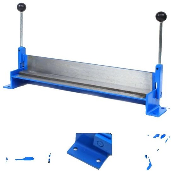 Plieuse de tôle, acier lourd Q235, angle de pliage réglable, capacité de coupe de 30 pouces ,