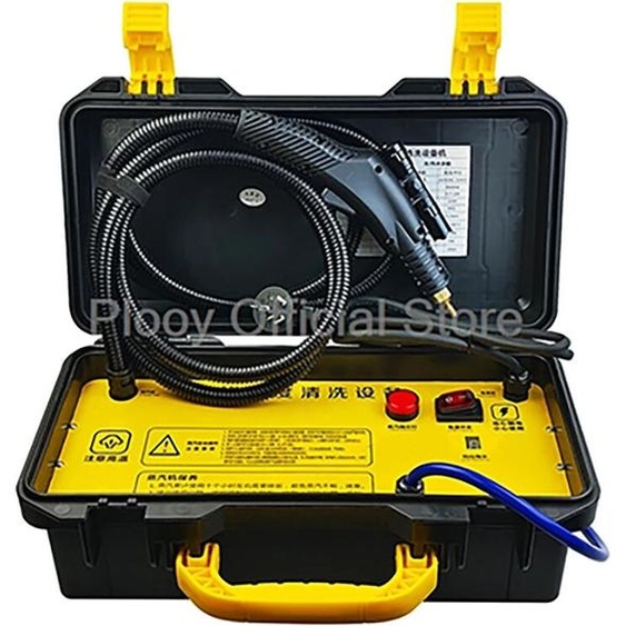 PLOOY Nettoyeur vapeur électrique haute pression 3000W, multifonctionnel, pour voiture, ménage, climatiseur, intérieur en porcelaine