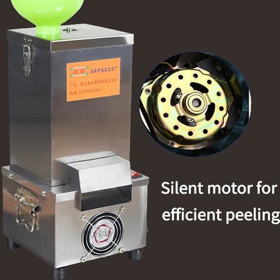 Pludii Éplucheur dail électrique Commercial en acier inoxydable, Machine à éplucher les grains de maison, Restaurant, Barbecue, séparateur dail