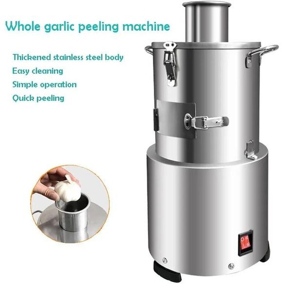 Pludii Machine à éplucher lail électrique 110220V, en acier inoxydable, commerciale, pour la maison, le Restaurant, le Barbecue, séparateur pratique