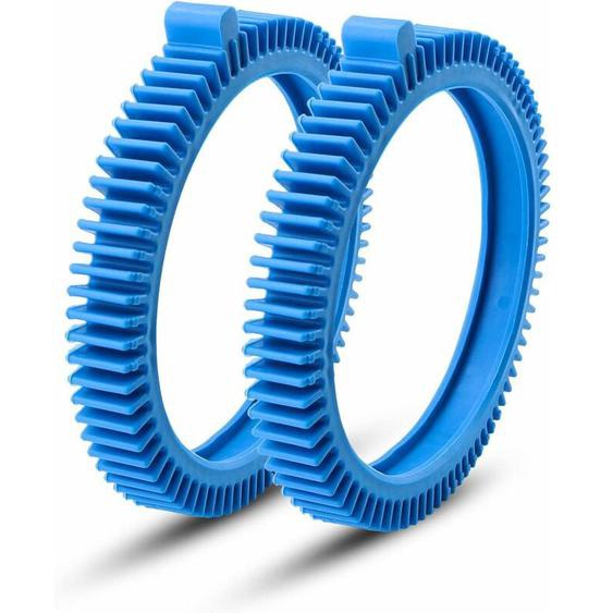 Pneu avant bleu piscine avec pièces de nettoyage de bosse 2X 4X roues de pression 2 pack 896584000-143
