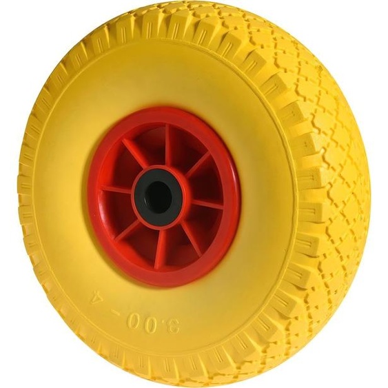 Pneu plein avec jante en plastique pour diable 20 mm.