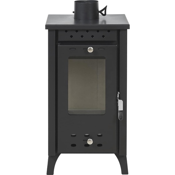 Poêle À Bois Matilde Nera, Puissance 7,7 Kw, L33Xp38,5Xh74