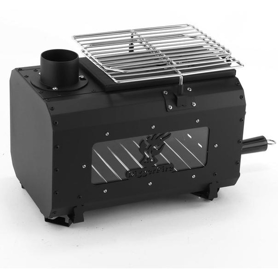 Poêle à bois portable de 2600 watts - Métal - Petit poêle compact pour le camping et les activités de plein air