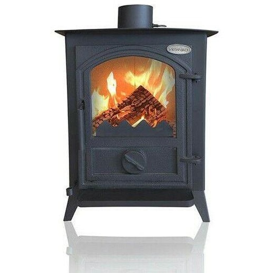 Poêle à Bois Verso 1 CID - 7,5 kW | Performance Fiable pour Petits et Moyens Espaces avec Porte en Fonte