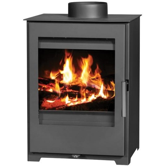 Poêle à bois Victoria Parma SL – 5 kW, ultra-compact (hauteur 573 mm), efficace