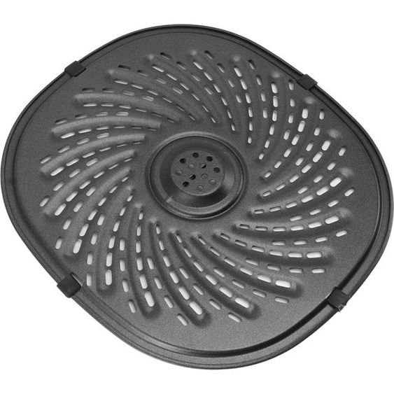 Poêle à frire de remplacement pour gril Plateau à croustillants Grille à frire antiadhésive avec brosse à huile Tampon en silicone