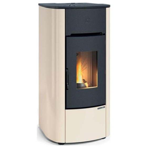 Poêle à granulés 8kw beige - Nordica Extraflame - ANGELICAEVOIVOIRE -