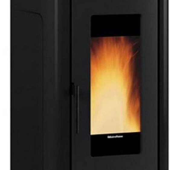 Poêle à granulés de bois 10kw noir - Nordica Extraflame - TEOREMANOIR - teorema