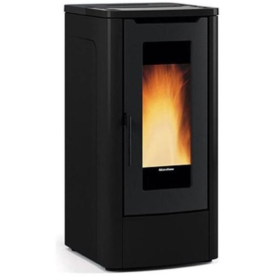 Poêle à granulés de bois 10kw noir - Nordica Extraflame - TEOREMANOIR - teorema
